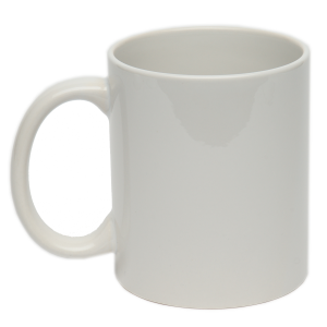 Бяла гланцова чаша